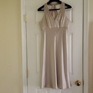 Silver party dress